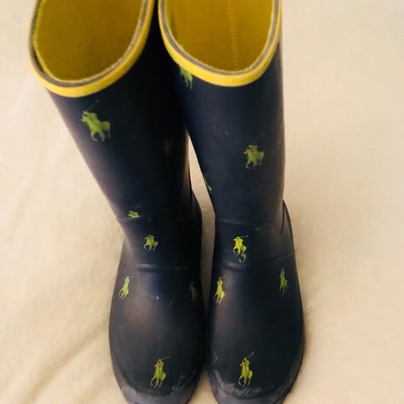 Children’s size 3 Polo Brand Rain Boots - Picture 1 of 5